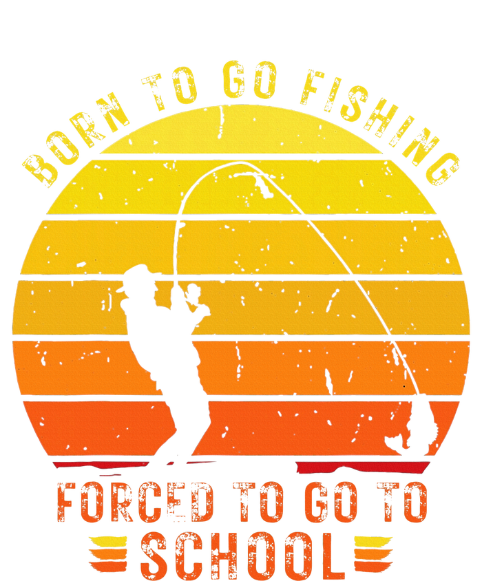 Funny Bass Fishing Born To Go Fishing Forced To Go To School Coaster