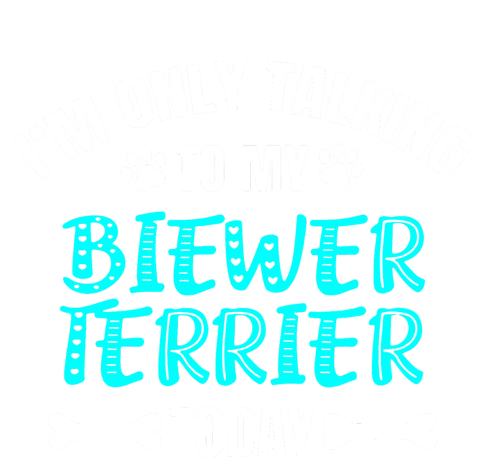 Im Only Talking To My Biewer Terrier Today Women's T-Shirt