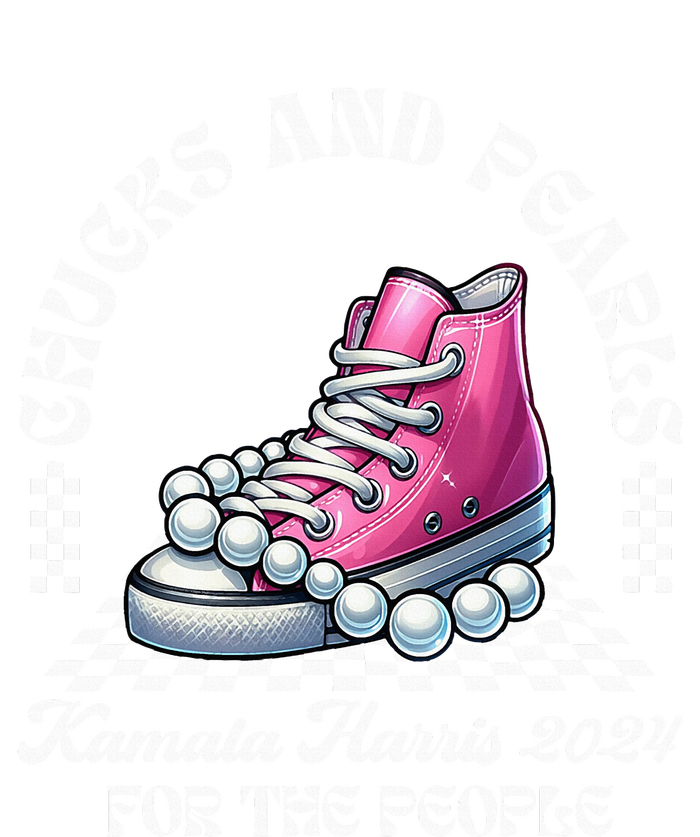 Chucks And Pearls Kamala Harris 2024 President Campaign T-Shirt