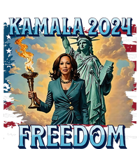 Kamala Harris 2024 For President Campaign Lady Liberty Torch T-Shirt