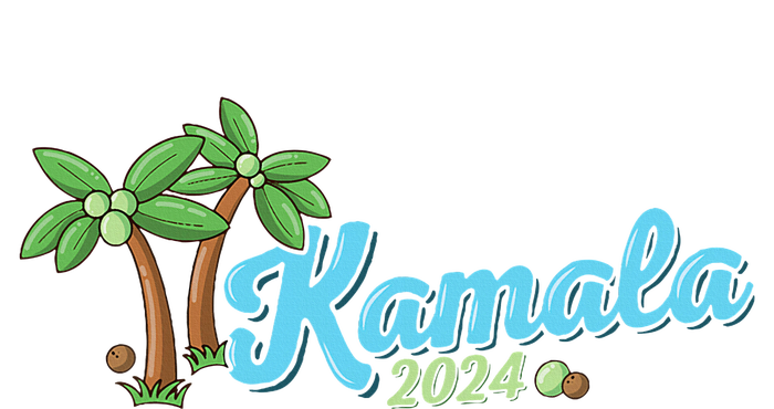 Kamala Harris Coconut Tree 2024 Democrat For President Sustainable Knit Beanie