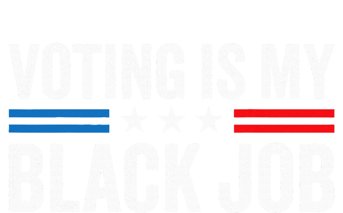 Voting Is My Black Job Election 2024 Hooded Wearable Blanket