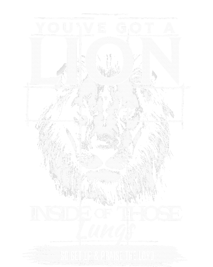 YouVe Got A Lion Inside Of Those Lungs Christian Religious Tie-Dye T-Shirt