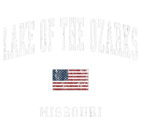 Lake Of The Ozarks Missouri Mo Vintage American Flag Sports Tie-Dye T-Shirt