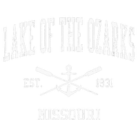 Lake Of The Ozarks Mo Vintage Crossed Oars & Boat Anchor Spo Women's Pullover Hoodie