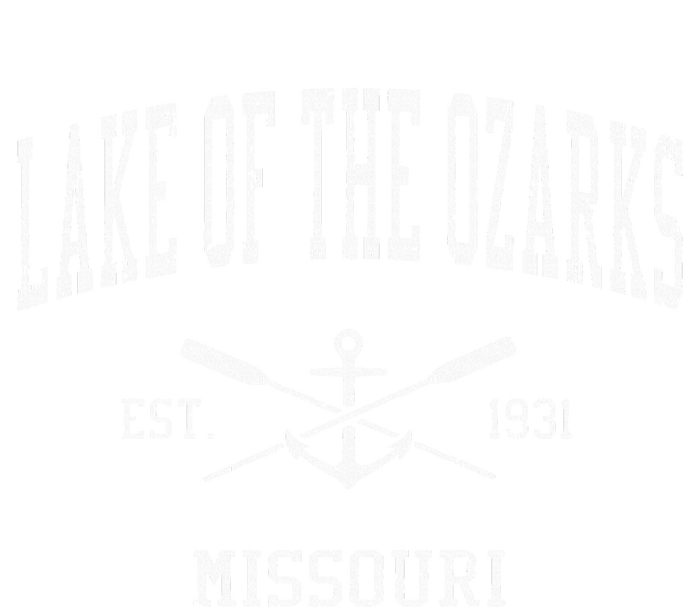 Lake Of The Ozarks Mo Vintage Crossed Oars & Boat Anchor Spo Women's Pullover Hoodie