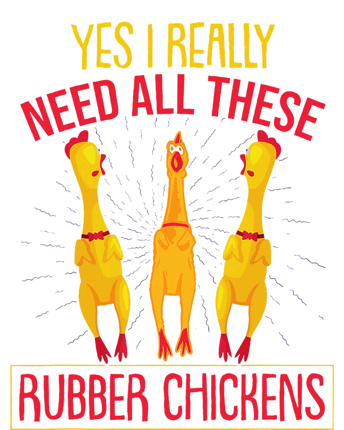 I Really Need All These Rubber Chickens Cooling Performance Long Sleeve Crew