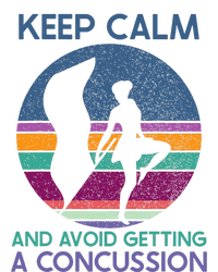 Keep Calm And Avoid Getting A Concussion Retro Color Guard T-Shirt