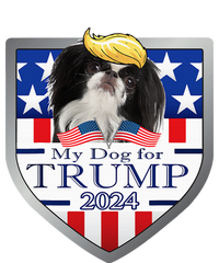 My Dog For Trump 2024 Japanese Chin Softstyle Adult Sport Polo