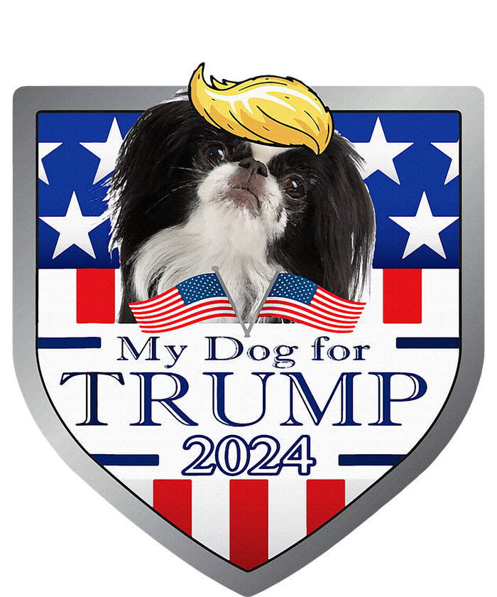 My Dog For Trump 2024 Japanese Chin Softstyle Adult Sport Polo