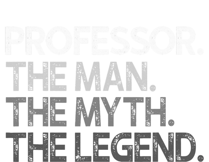 Professor Gift The Man Myth Legend Long Sleeve Pajama Set