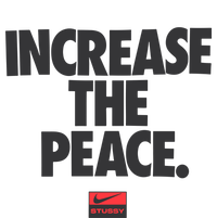 Increase The Peace Grommeted Golf Towel