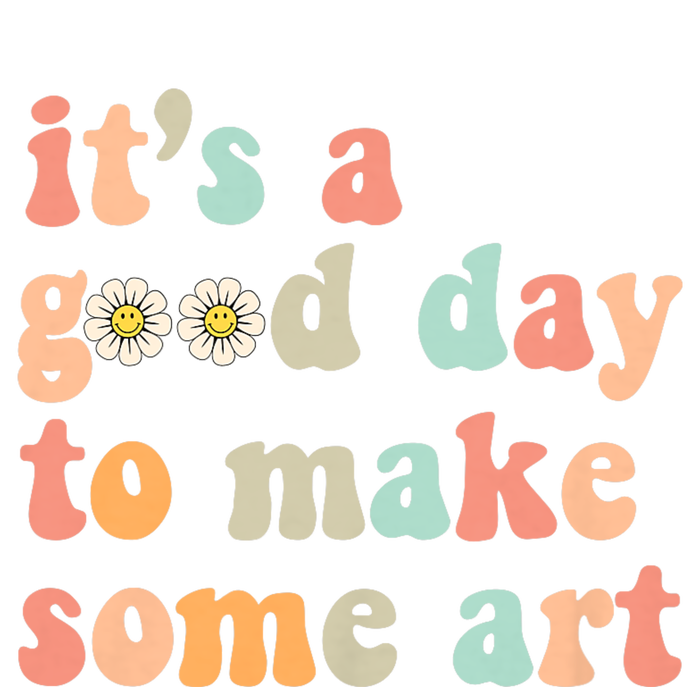 Retro Groovy ItS A Good Day To Make Art Artist Art Maker Pajama Set