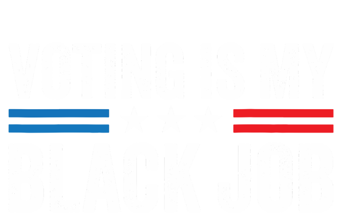 Voting Is My Black Job Election 2024 Short Acrylic Beanie