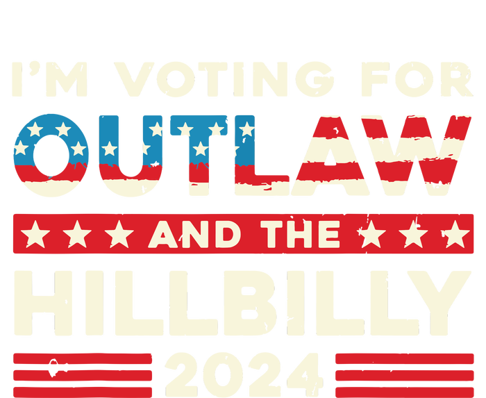 Felon And Hillbilly 24 Pro Trump 2024 Flag Funny Political Women's Tri-Blend 3/4-Sleeve Raglan Shirt