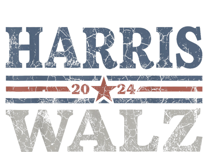 Harris Waltz2024 Retro Stripe Kamala Harris Tim Waltz 24 PosiCharge RacerMesh Polo