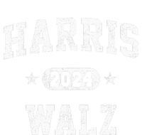 Harris Waltz 2024 For President Kamala Harris Tim Waltz 2024 Metallic Star Ornament