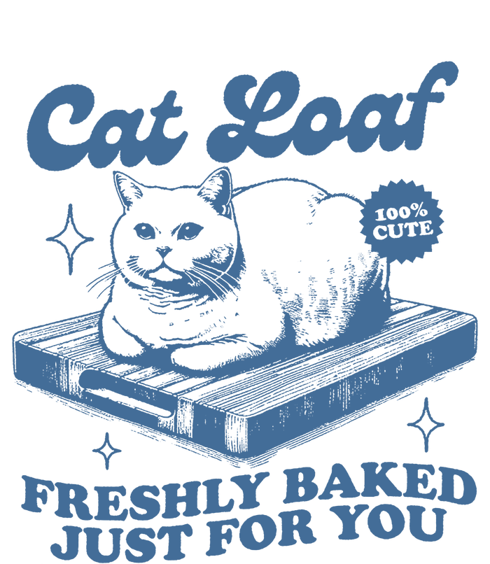 Cat Loaf Freshly Baked Just For You Large Microfiber Waffle Golf Towel