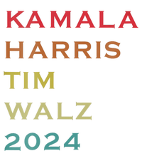 Harris Walz 2024 Kamala Harris 2024 Tim Walz 2024 Usa Fla Tie-Dye Long Sleeve Shirt