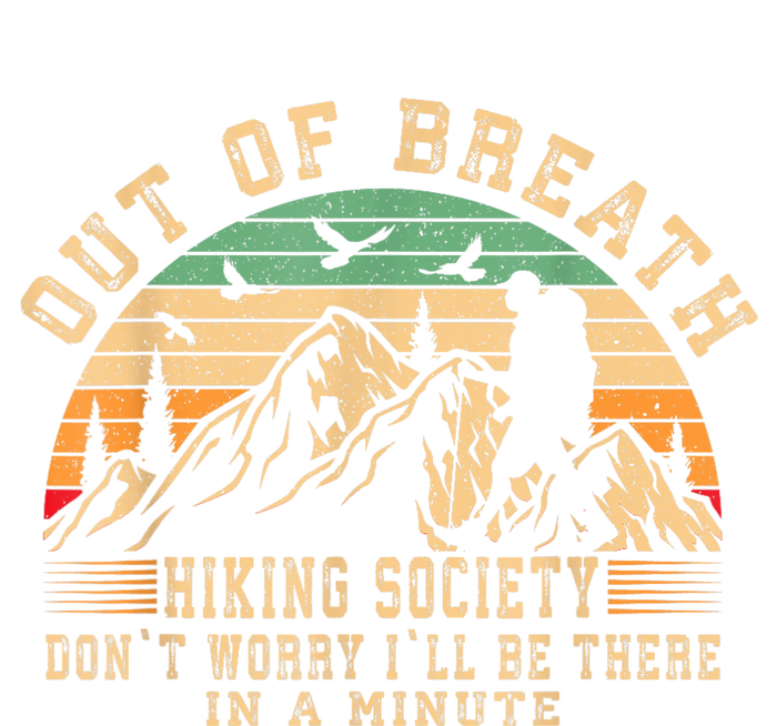 Out Of Breath Hiking Society Hiker Nature Love Short Acrylic Beanie