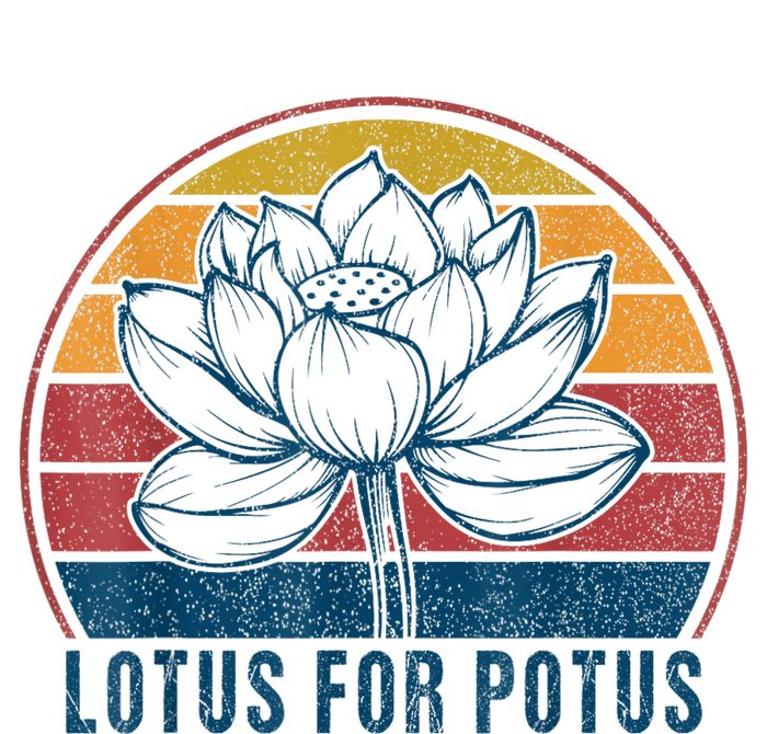 Lotus For Potus Kamala Harris 2024 Vintage V-Neck T-Shirt