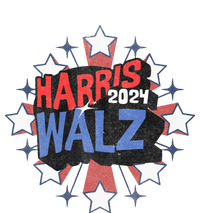 Kamala Harris Walz 2024 Distressed Election Shooting Stars T-Shirt