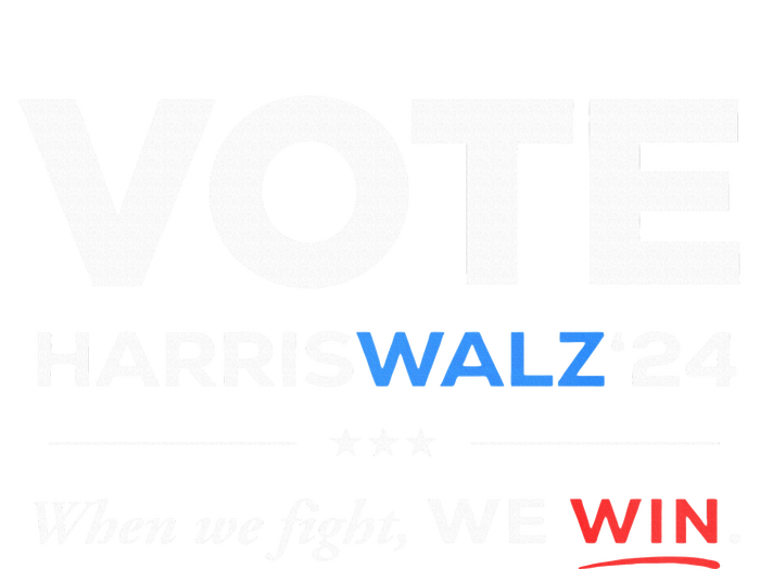 Vote Kamala Harris & Tim Walz 24 When We Fight We Win Premium Hoodie