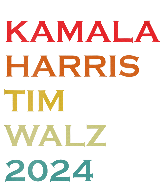 Harris Walz 2024 Harris For President Vote For Kamala Women's Perfect Tri Tunic Long Sleeve Shirt