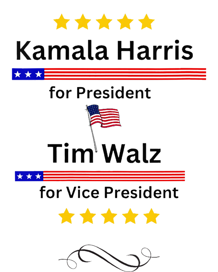 Kamala Harris Tim Walz For President And Vice President Vote T-Shirt