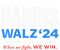 Vote Kamala Harris & Tim Walz 24 When We Fight We Win T-Shirt