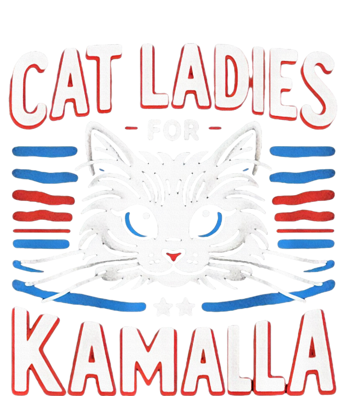 Cat Ladies For Kamala Funny Cat 2024 President Kamala Harris Tote Bag