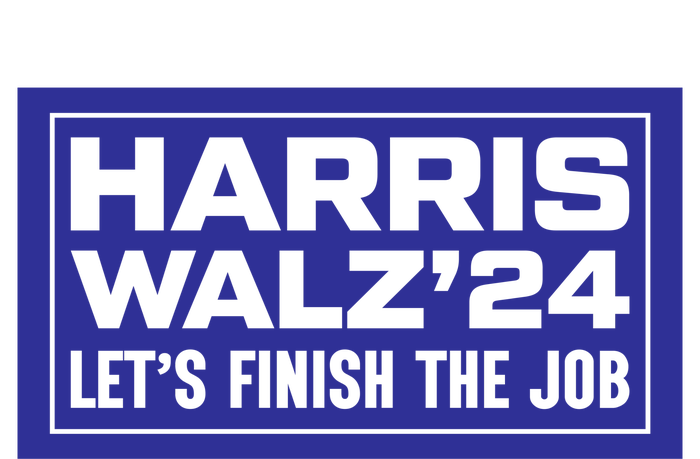 Harris Walz 2024 Let's Finish The Job Cooling Performance Crew T-Shirt