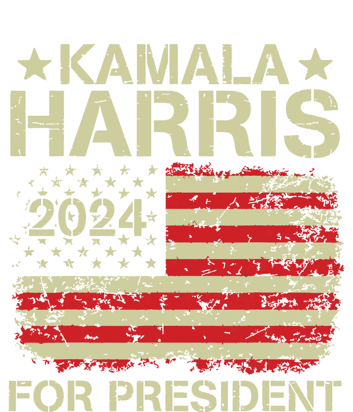 Kamala Harris 2024 For President USA-Made Snowflake Beanie