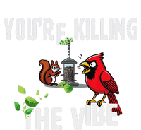 Funny Red Cardinal Squirrel Feeder Bird Watcher Killing Vibe Premium Hoodie