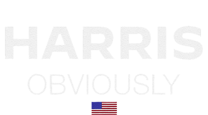 Harris Obviously Usa Flag Kamala Harris For President 2024 Magnet