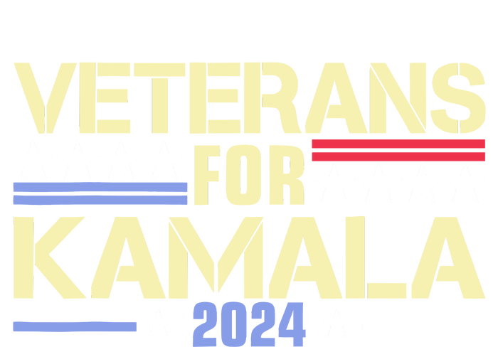 Veterans For Kamala American Flag Kamalaharris Supporter Women's Racerback Tank