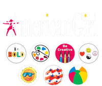 American Girl Logo & Grin Pins Women's T-Shirt