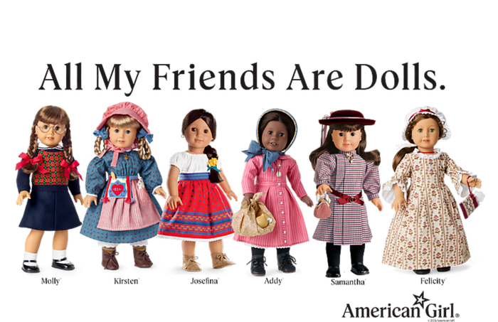 All My Friends Are Dolls American Girl Sustainable Bucket Hat