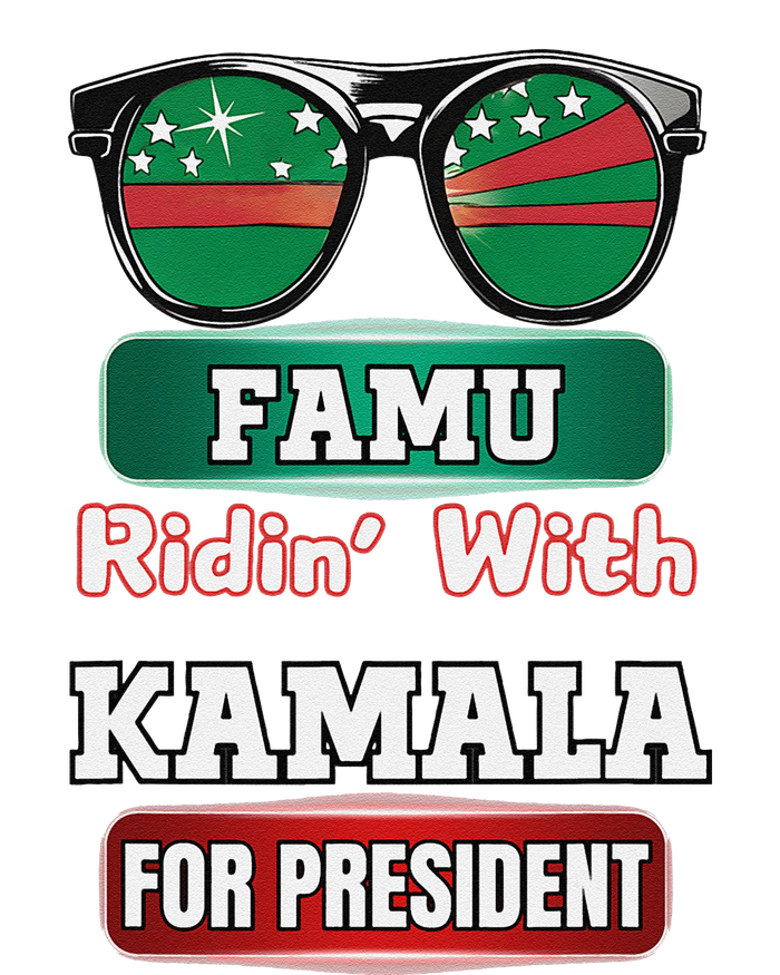 Ridin With Kamala Florida Famu Hbc Long Sleeve Shirt