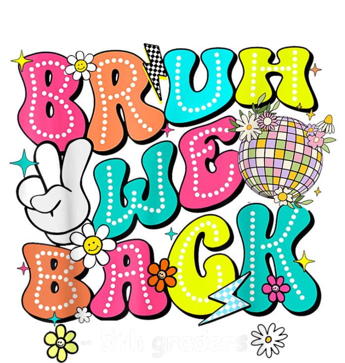 Bruh We Back 5th Grade Back To School Fifth Grade Women's Tri-Blend 3/4-Sleeve Raglan Shirt