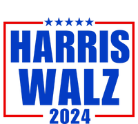 President Harris Walz 2024 Kamala Harris Tim Walz Vote Cropped Pullover Crew