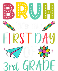 Bruh ItS My First Day Of Third Grade Funny Back To School T-Shirt