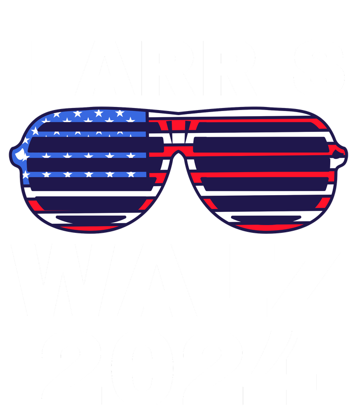 Kamala Harris Waltz American Flag Cooling Performance Crew T-Shirt