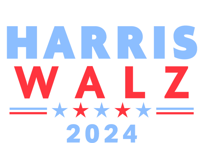 Harris Walz 2024 Election Blue T-Shirt