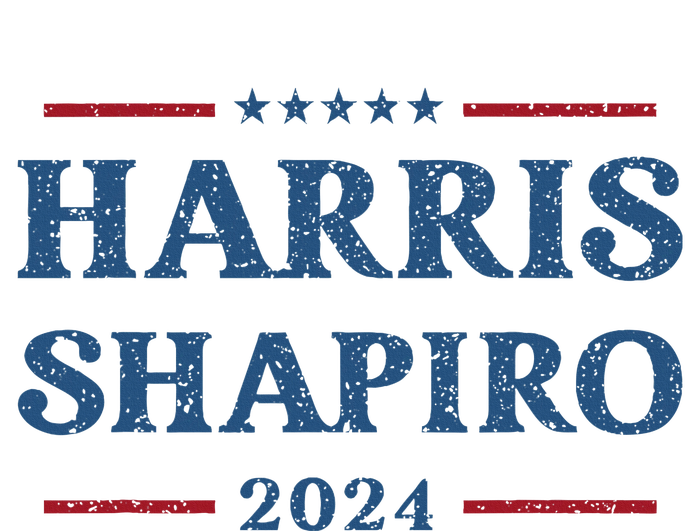 Harris Shapiro 2024 Kamala Harris For President Political T-Shirt