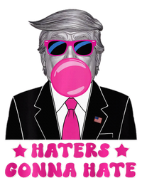 Haters Gonna Hate Funny Sunglasses Trump Bubble Gum 2024 Wool Snapback Cap