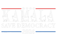 Kamala Harris Cat Lettering Positive Save Democracy Coaster