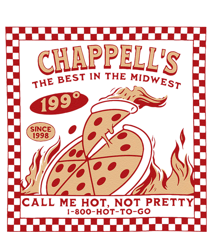 Chappell The Midwest Call Me Hot Retro Pizza Hot To Go Gift T-Shirt