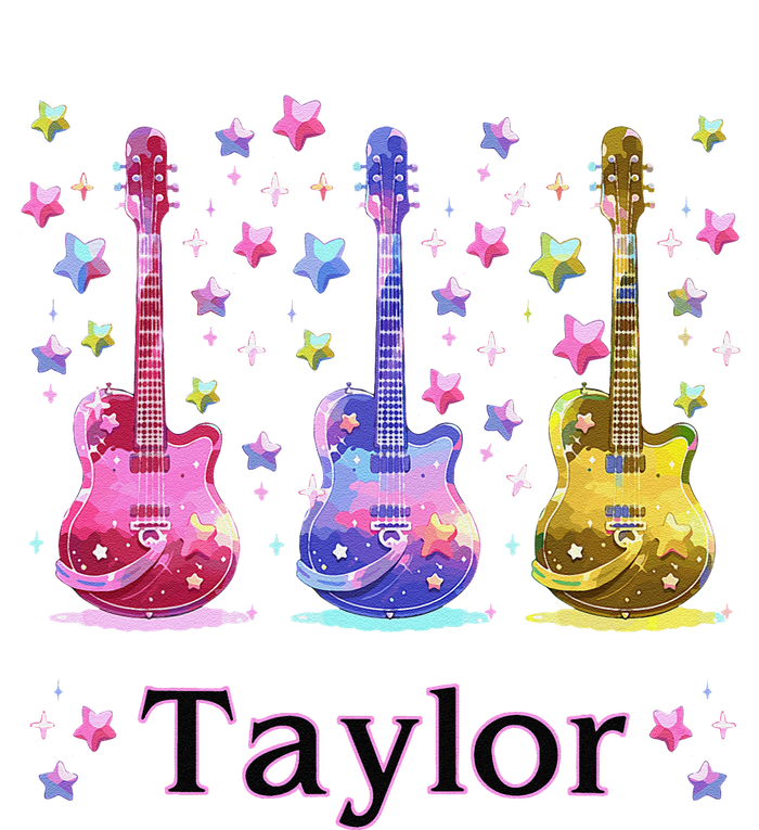 Girl Retro Taylor First Name Personalized Groovy 80S Gift T-Shirt