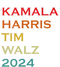 Harris Walz Waltz 2024 Vintage Style Kamala Harris Tim Walz Zip Tote Bag